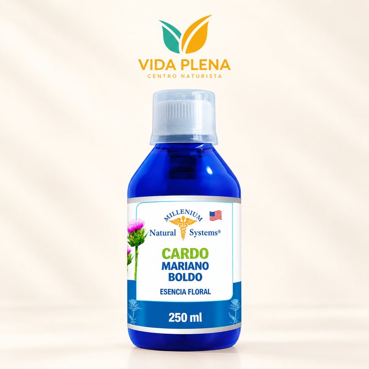 Cardo Mariano Boldo 250 ml Natural Systems · Hígado & Depuración · Vida Plena Tuluá