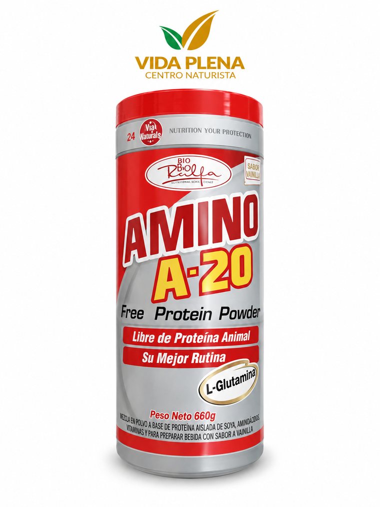 Proteína en polvo Amino A20 x 660gr Ralfa · Vitalidad y Nutrición · Vida Plena Tuluá